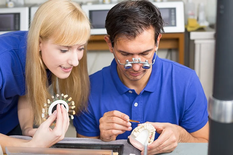 creating dental caps or crowns